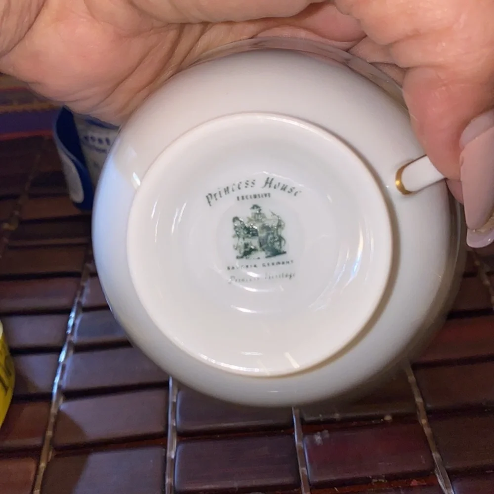 Princess house teacup and Francois’ saucer